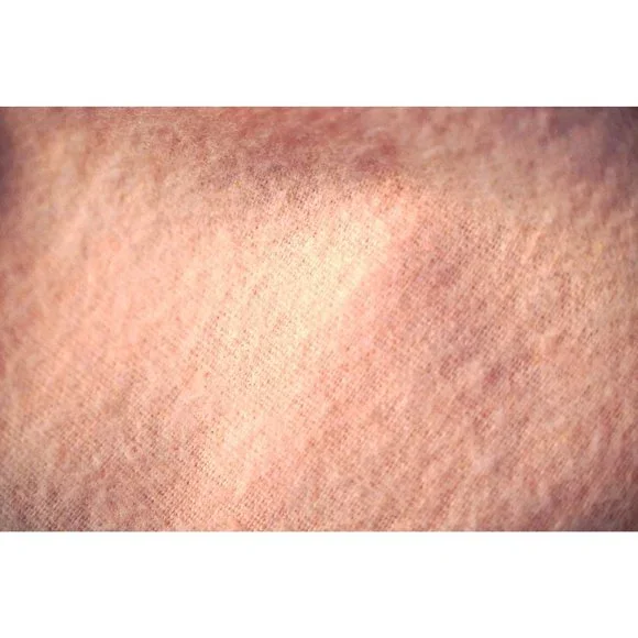 Vintage Color Block Shirt, Peach Aqua White Top, Womens Size L, Granny - Picture 8 of 10